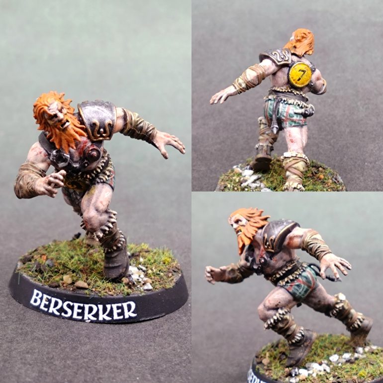 This was the test model for the scheme and I was happy by the end. Didn't want to follow the box paint job. Happier to be grittier and less colourful.