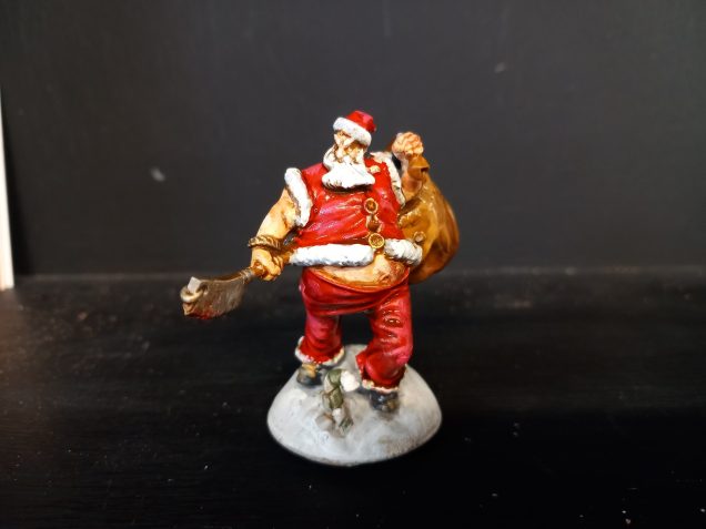 This jolly chap is a free stl from Blacksite studios along with a scenario. Well worth a download if you have aprinter and want a new festive killer.