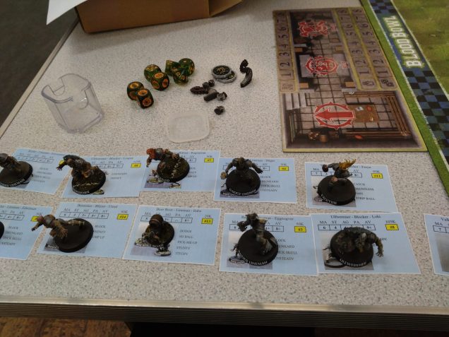 Made some fun stat cards for my minis ... But have realised once playing that I am much better off with a list. Individual cards just got in the way.