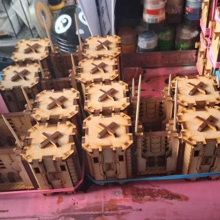 Building the Death Quadrant packs.