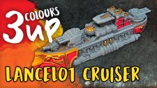 Speed Painting Dystopian Wars! How To Paint NEW Crown Lancelot Cruiser