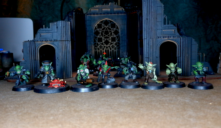 More test prints with paint on them.