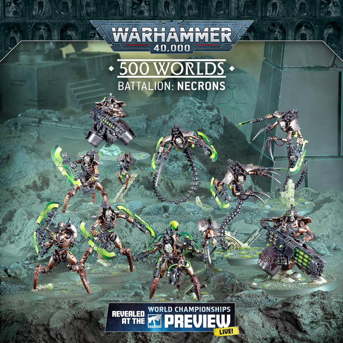 500 Worlds Battalion - Necrons - Warhammer 40K
