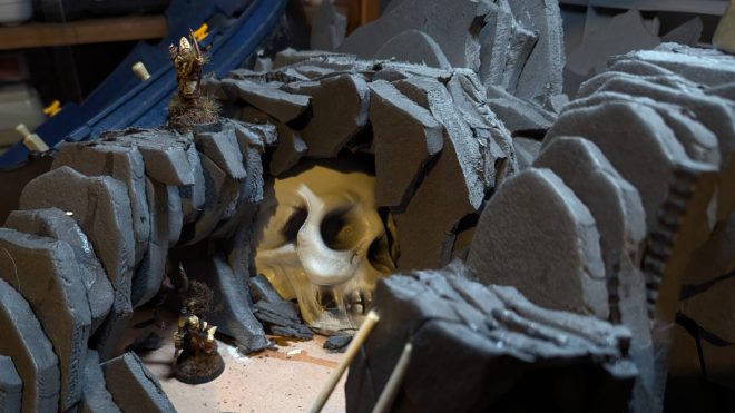 Washed UP, 1490 Doom diorama board