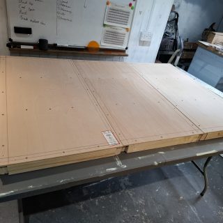 Building the base boards.