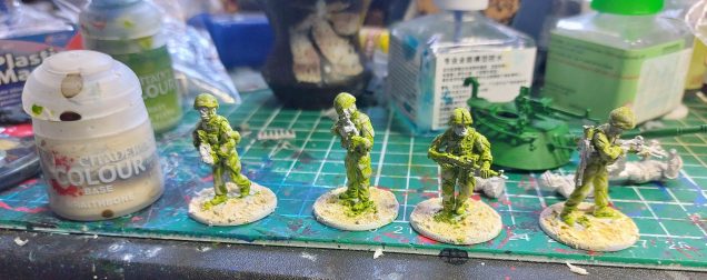 Then blobs of GW Wraithbone, 