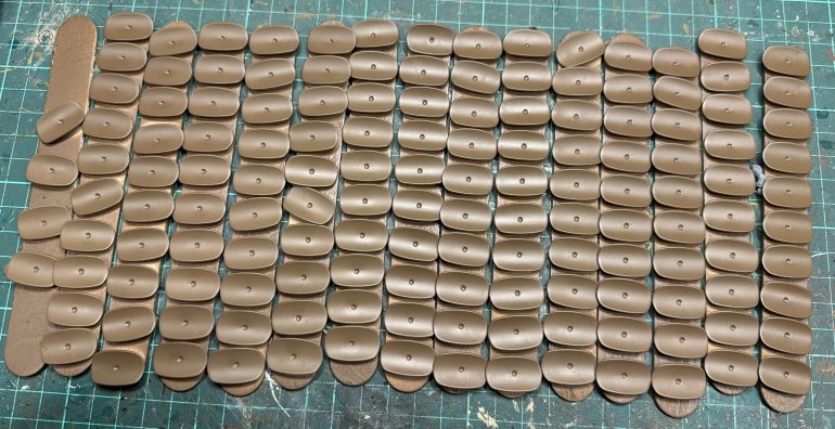 Prepping the shields