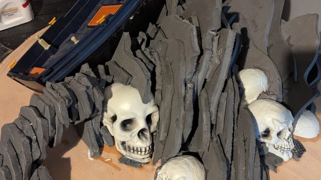 Washed UP, 1490 Doom diorama board