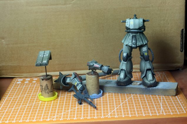 After letting the oils dry for severral days, I added some decals and panel lining.