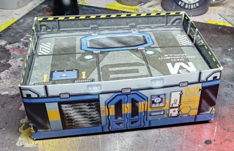 The humble yet very usable Infinity cardboard terrain, from the long lost year of 2014!