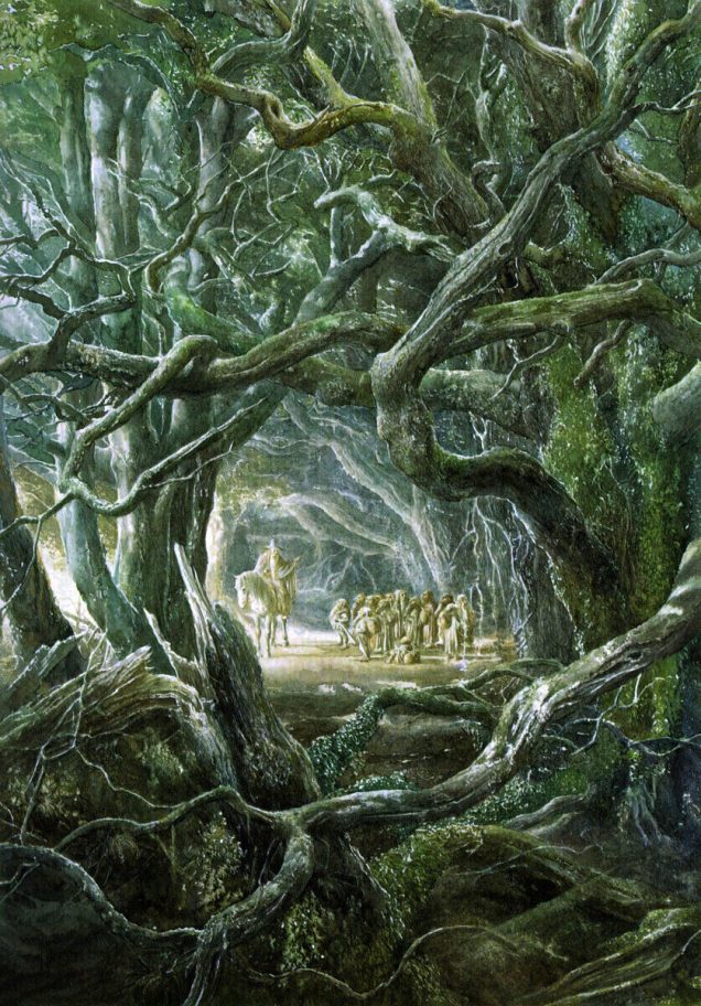 The Ring Bearer enters the Forest