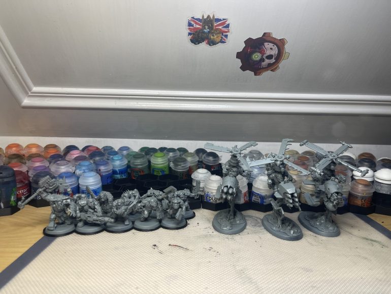 Next up its the Deffkoptas and the other band of Boyz Hurrah.