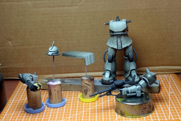 The Zurad painted up in oils.