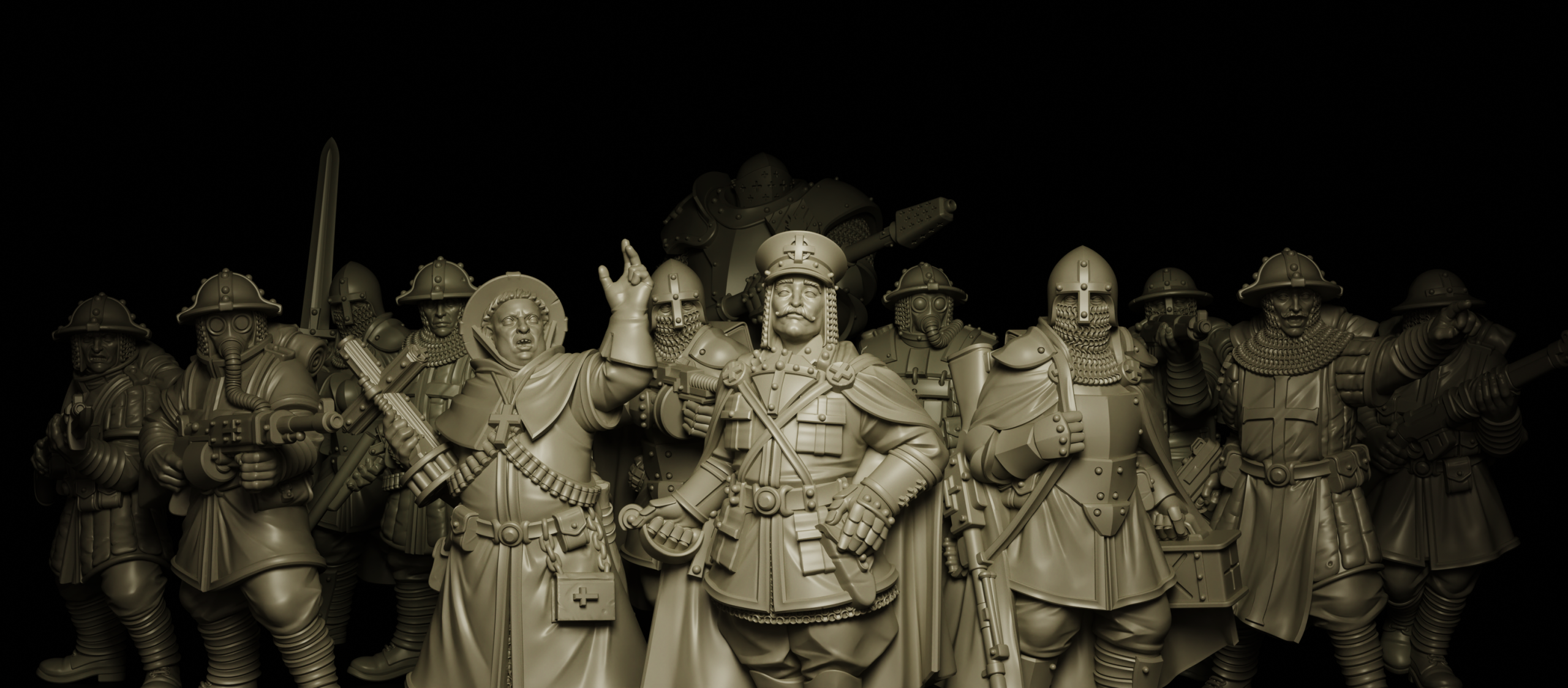 Cruciform Order of St George Teaser - Hollow Crown Miniatures