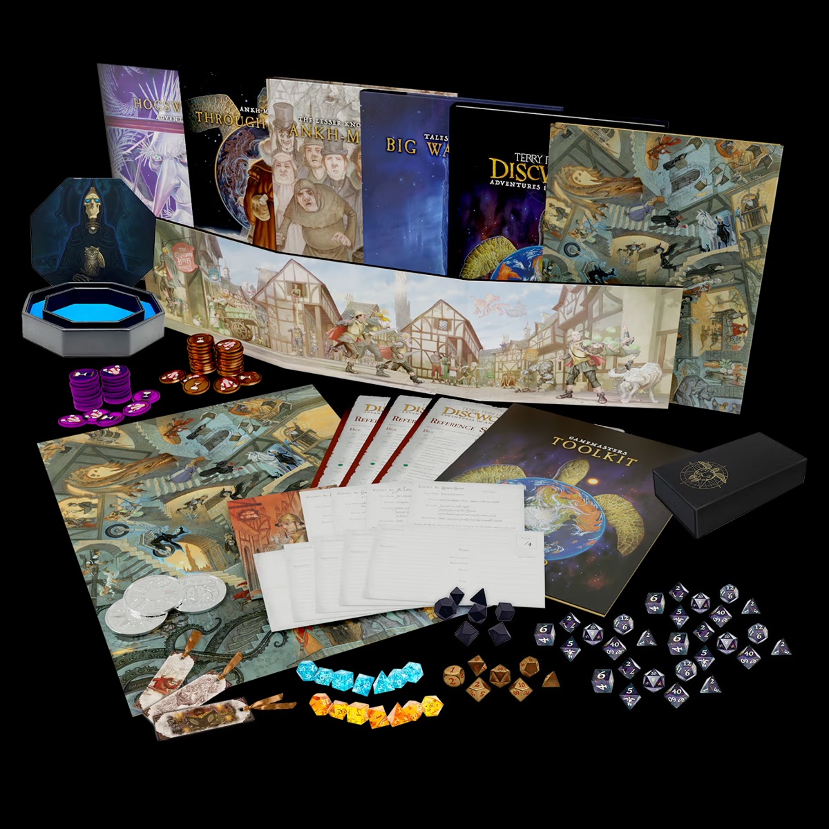 Discworld Adventures in Ankh Morpork Spread - Modiphius