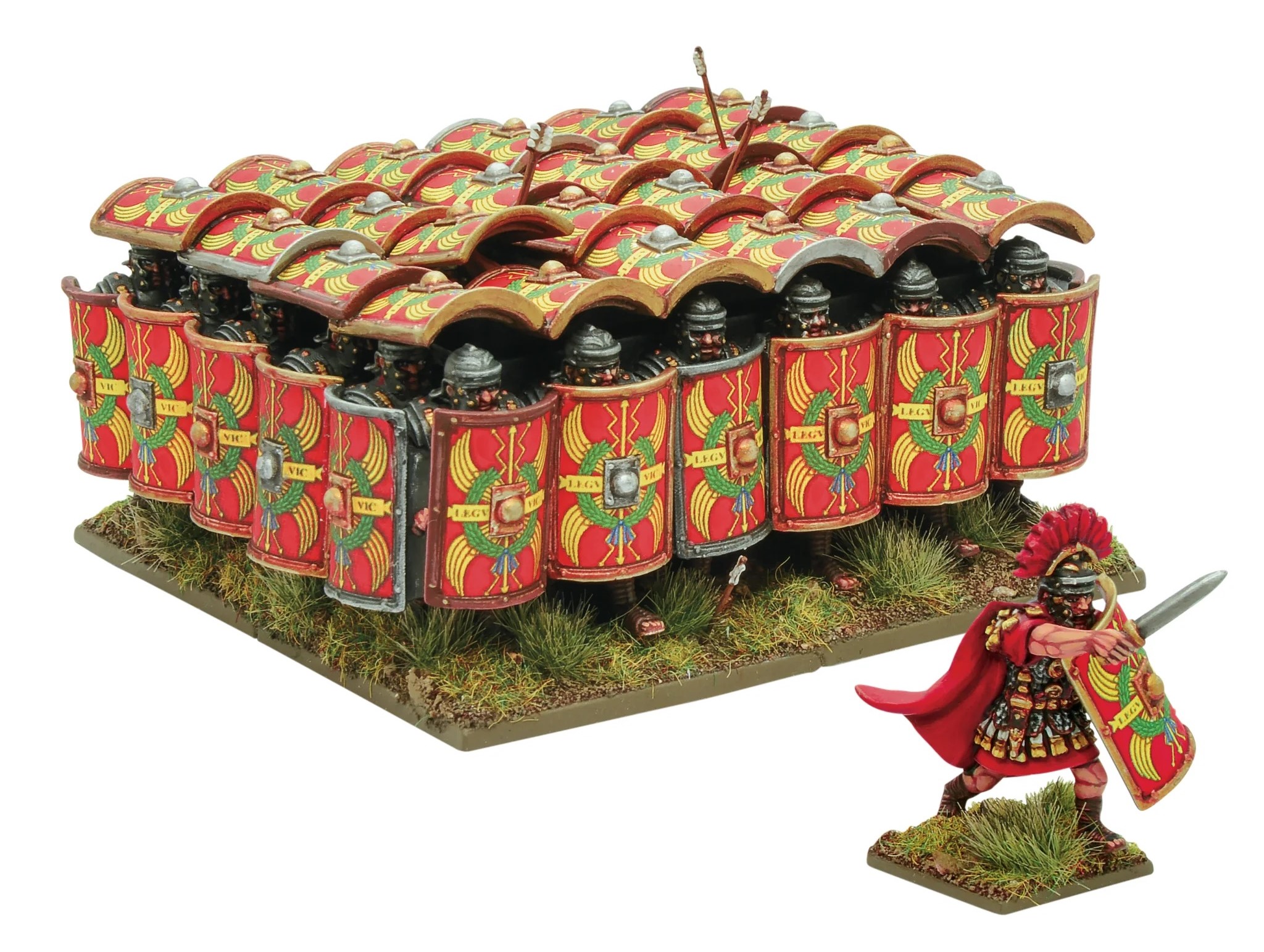 Early Imperial Roman Testudo & Centurion - Warlord Games