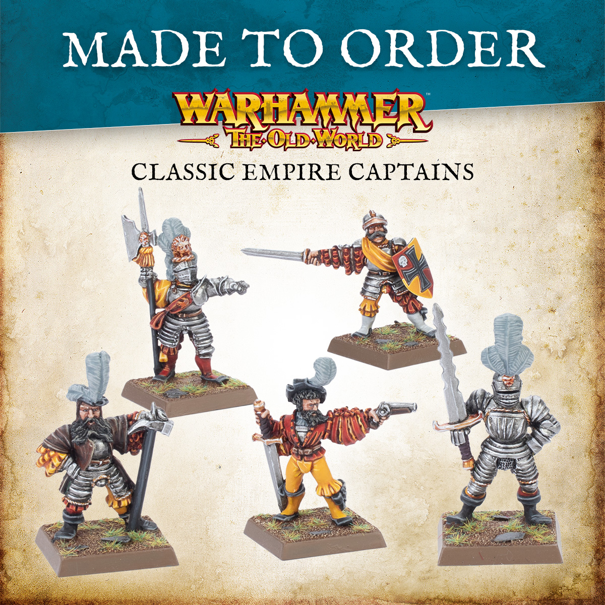 Empire Captains - Warhammer The Old World