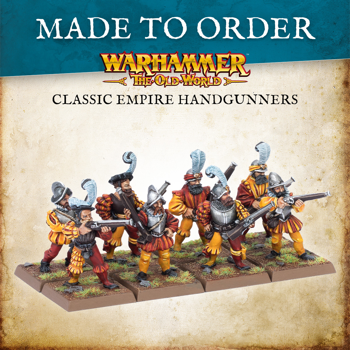Empire Handgunners - Warhammer The Old World