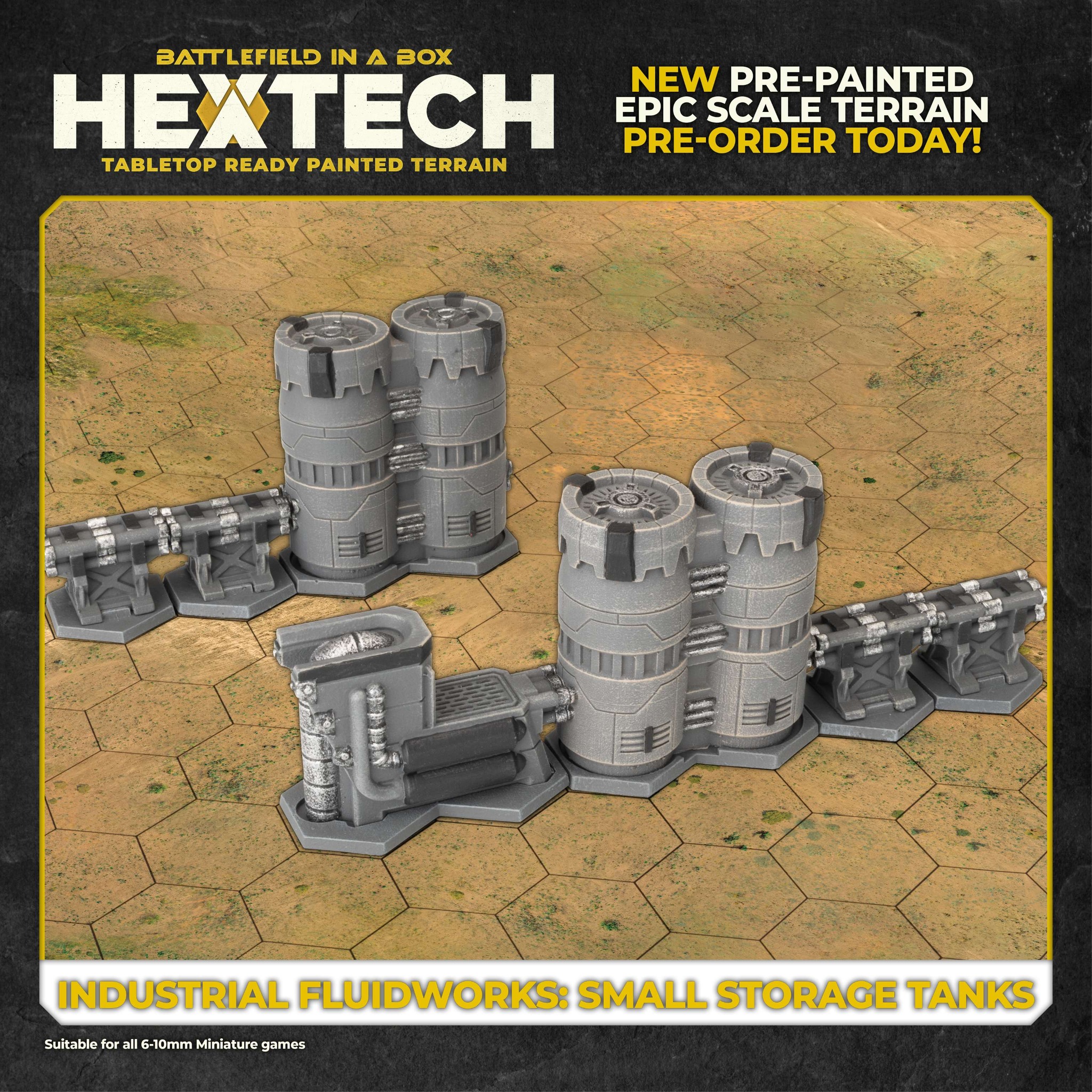 Hextech Small Storage Tanks - Gale Force Nine