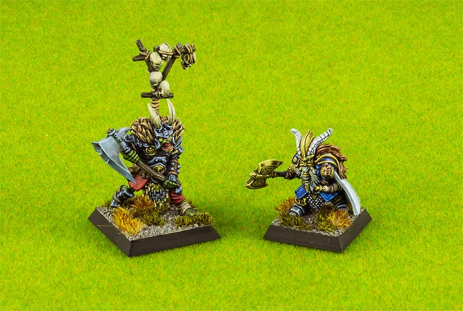 Orc Chieftain & Dwarf Jarl - Warfane