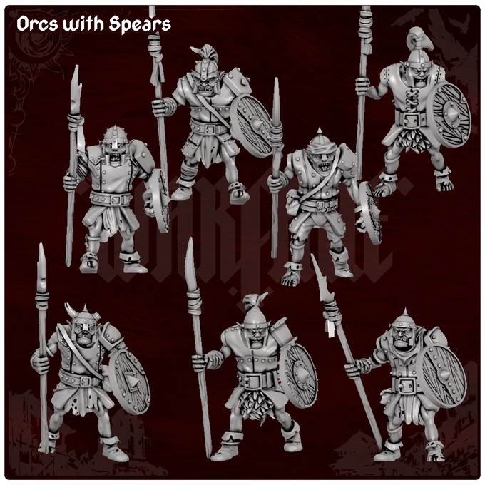 Orcs with Spears - Warfane
