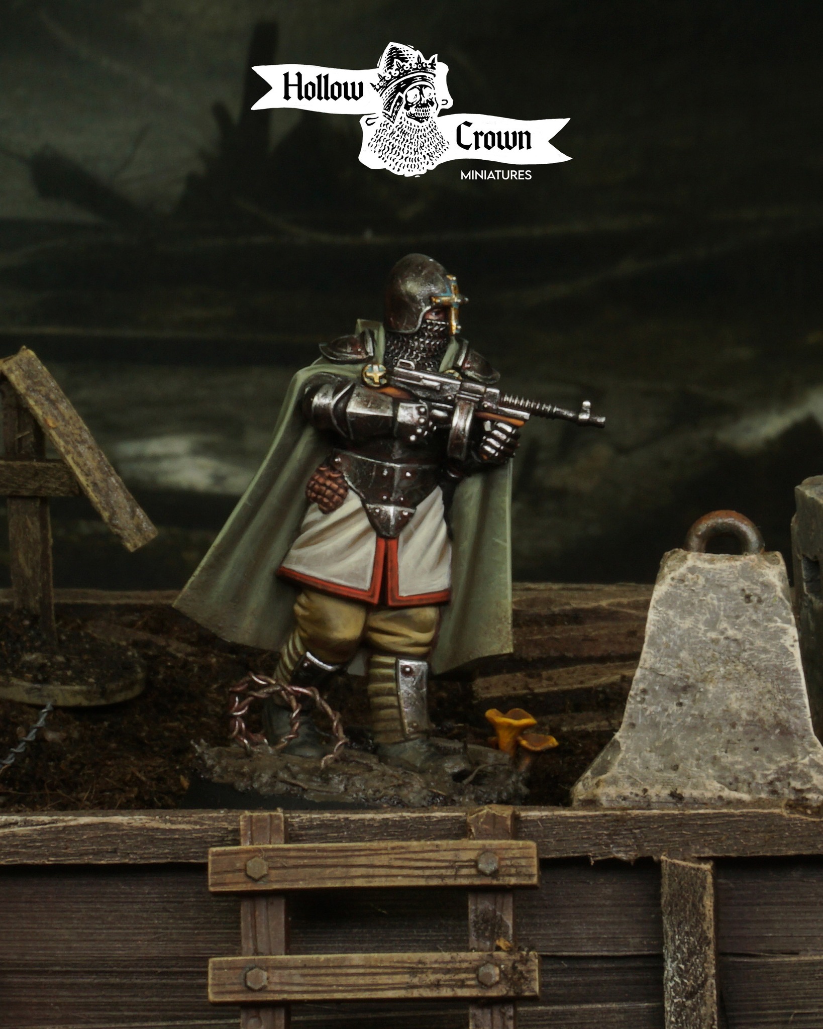 Painted Field Knight - Hollow Crown Miniatures