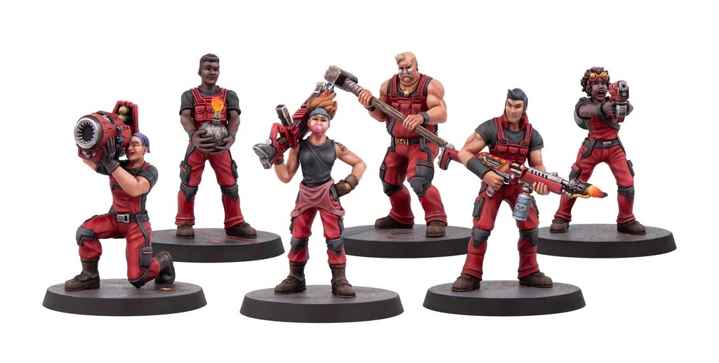 Paranoia Miniatures Trouble Shooters - Modiphius