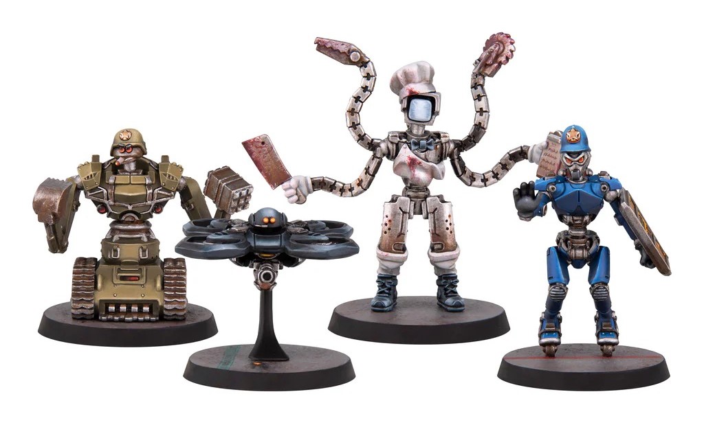 Paranoia Miniatures Utility Bots - Modiphius
