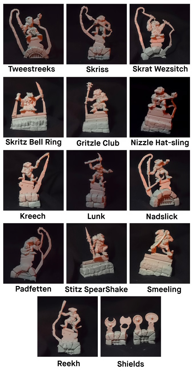 Rat Storm Rising Miniatures - Unpainted - Ramshackle Games