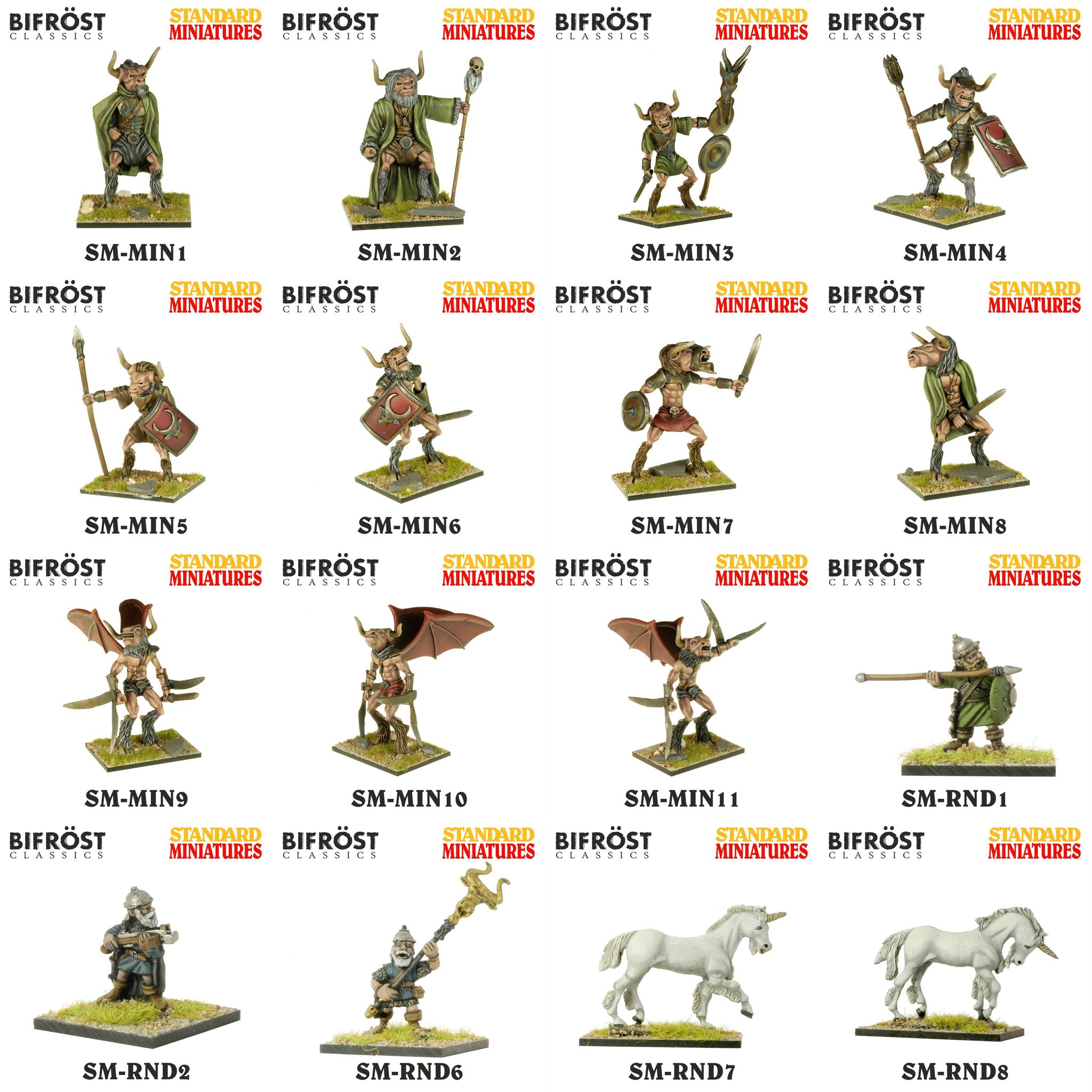 Standard Miniatures Beasts & More - Bifrost Classics