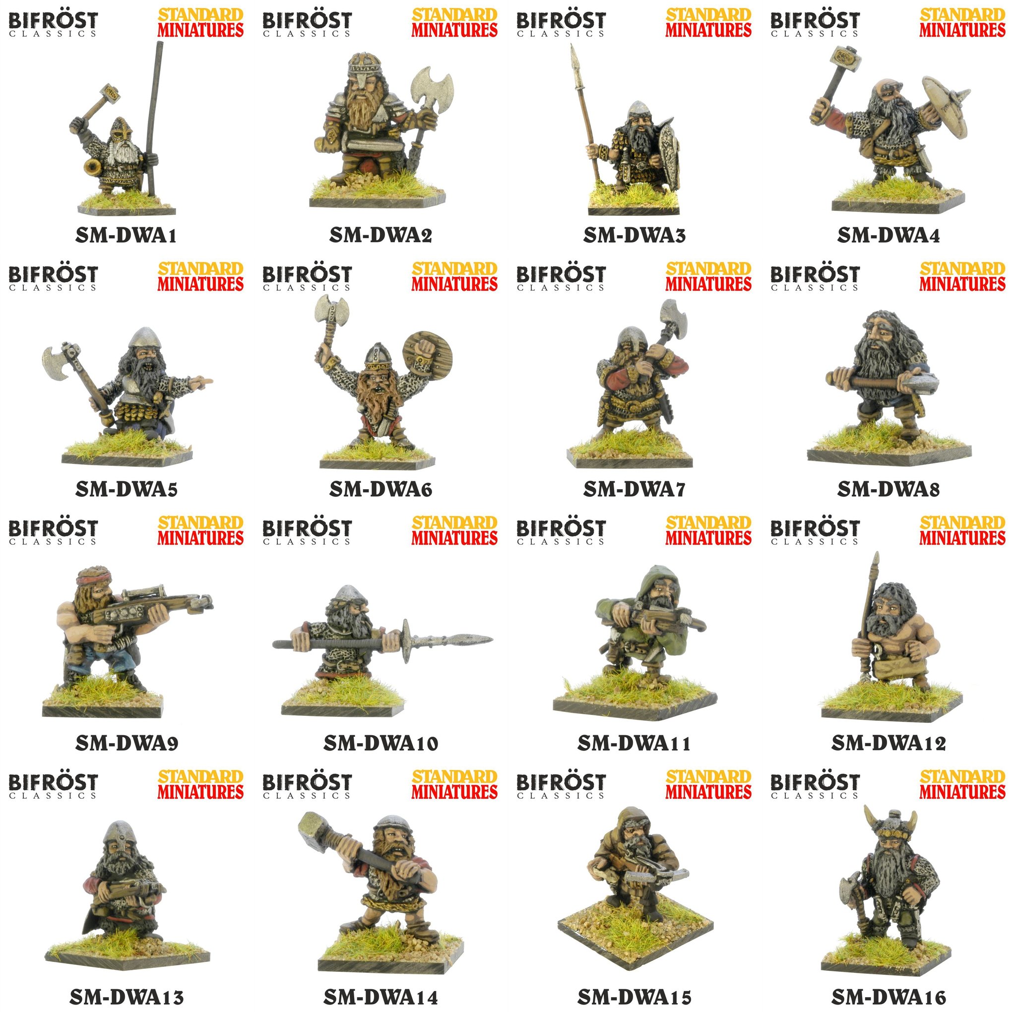 Standard Miniatures Dwarves - Bifrost Classics