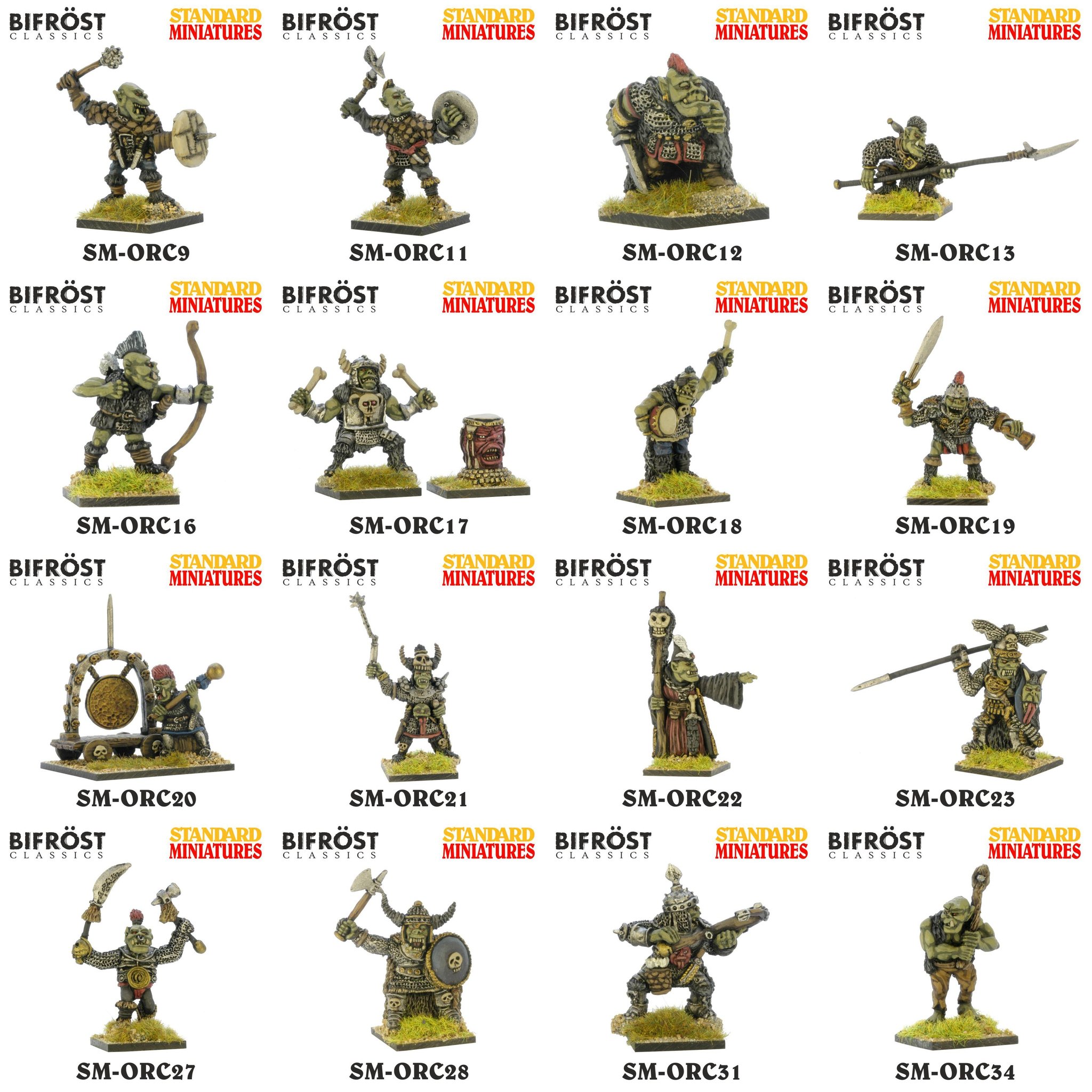 Standard Miniatures Orcs - Bifrost Classics