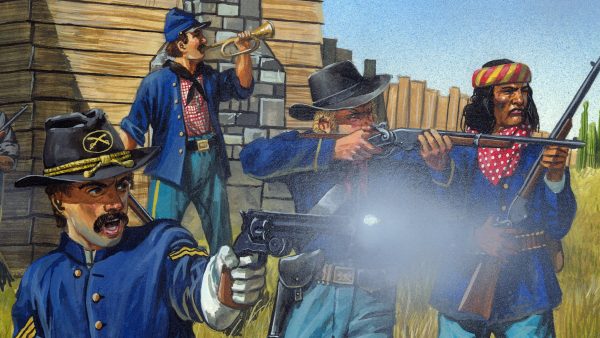 Sneak Peek At US Cavalry Plastic Sprues For Dead Man’s Hand