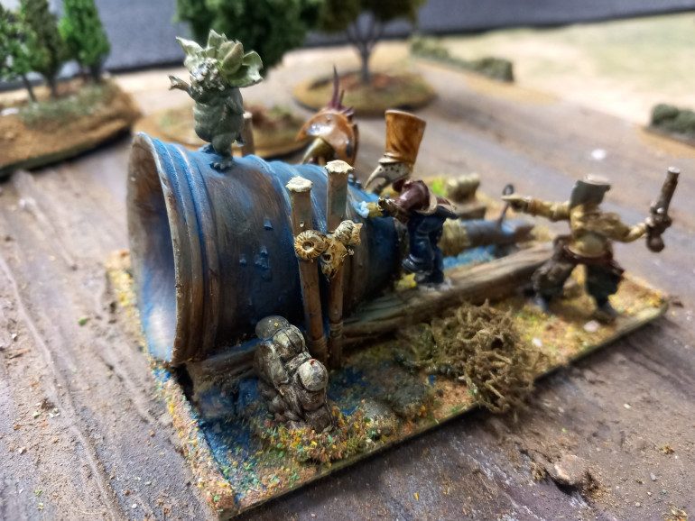 Another golden button was for my Turnip28 conversions which is a fun break from more rigid painting. Still need to play the game