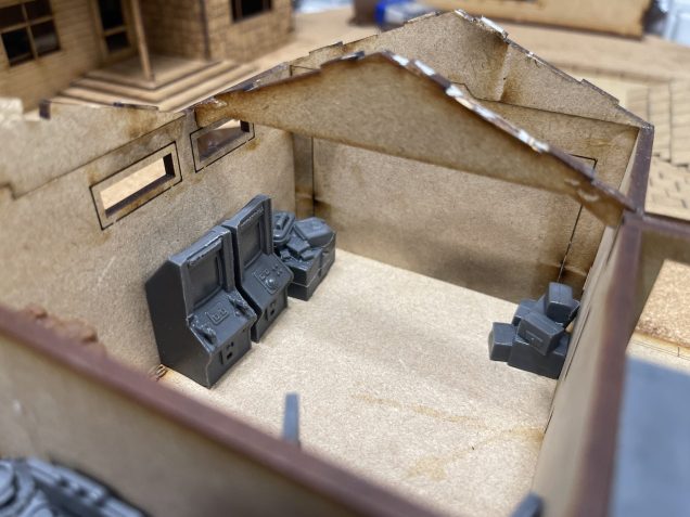 The garage got a couple of arcade machines put in... 