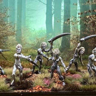 Trying a colour scheme on the Wardancers - NSFW