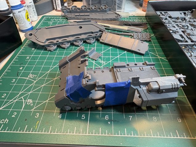 Back to tracks - cut!