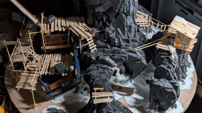 Washed UP, 1490 Doom diorama board