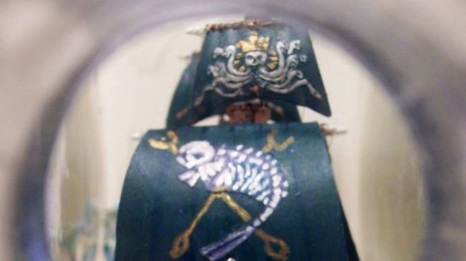 Putting Dreadfleet ships in a bottle