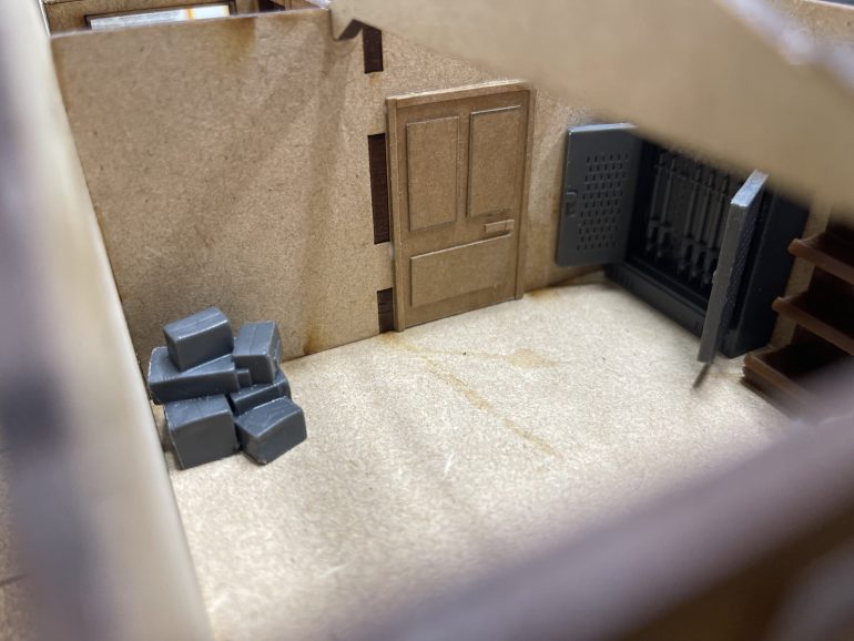 Now the garage can be a large corridor area