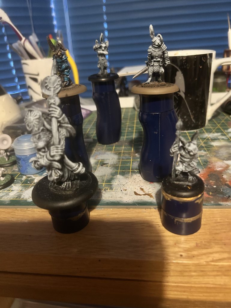 The warband pre painting