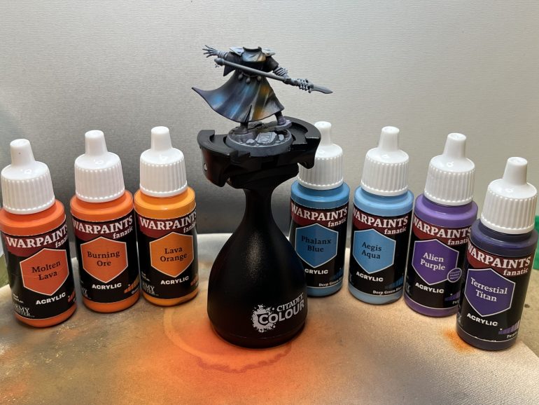 These woz the colours.