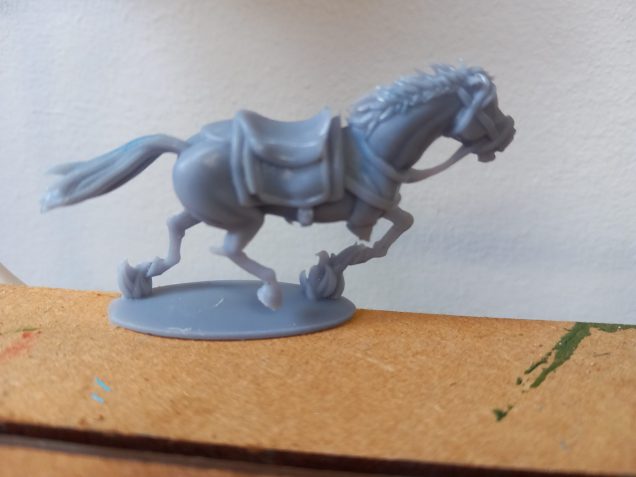 During the black Friday deals I got the stl files from wargames Atlantic for ww1 Russian cavalry to help finish that force. I often have problems printing wargames Atlantic minis especially small items like heads but here you can see the horses legs haven't been successful. I added more supports to get it done.