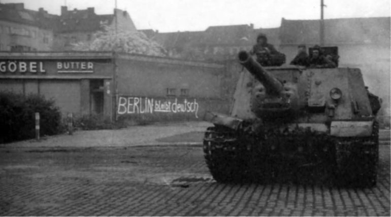 To the underage or elderly defenders of 1945 Berlin, the only feeling the sight of those ISU 152 would evoke would be dread.
