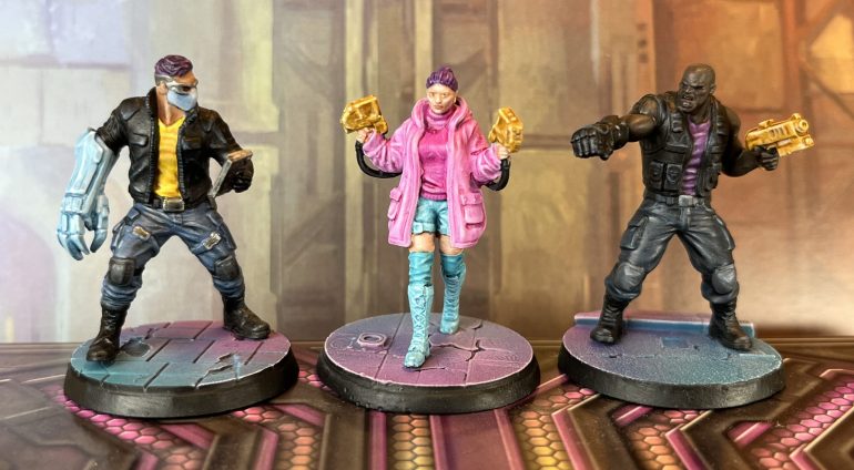 Left to right: Manipulator Hacker, Combat Hacker, Muscle