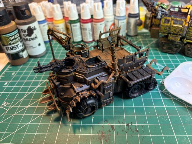 Trakk-trukk two: WIP painting