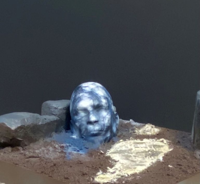 Finally, remove the baby wipe and you will end up with something a bit like this.