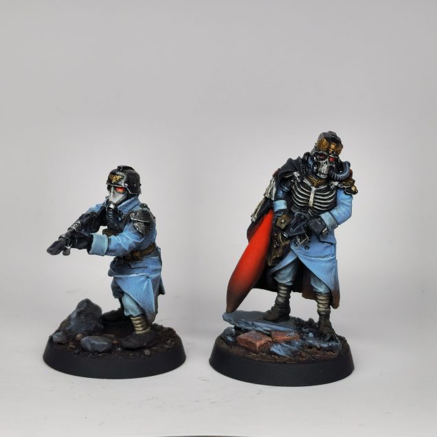 Test models for the colours scheme, thinking ww1 french. 