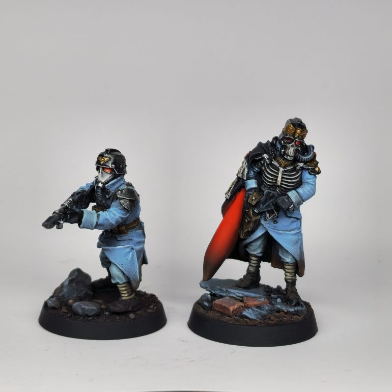 Test models for the colours scheme, thinking ww1 french. 