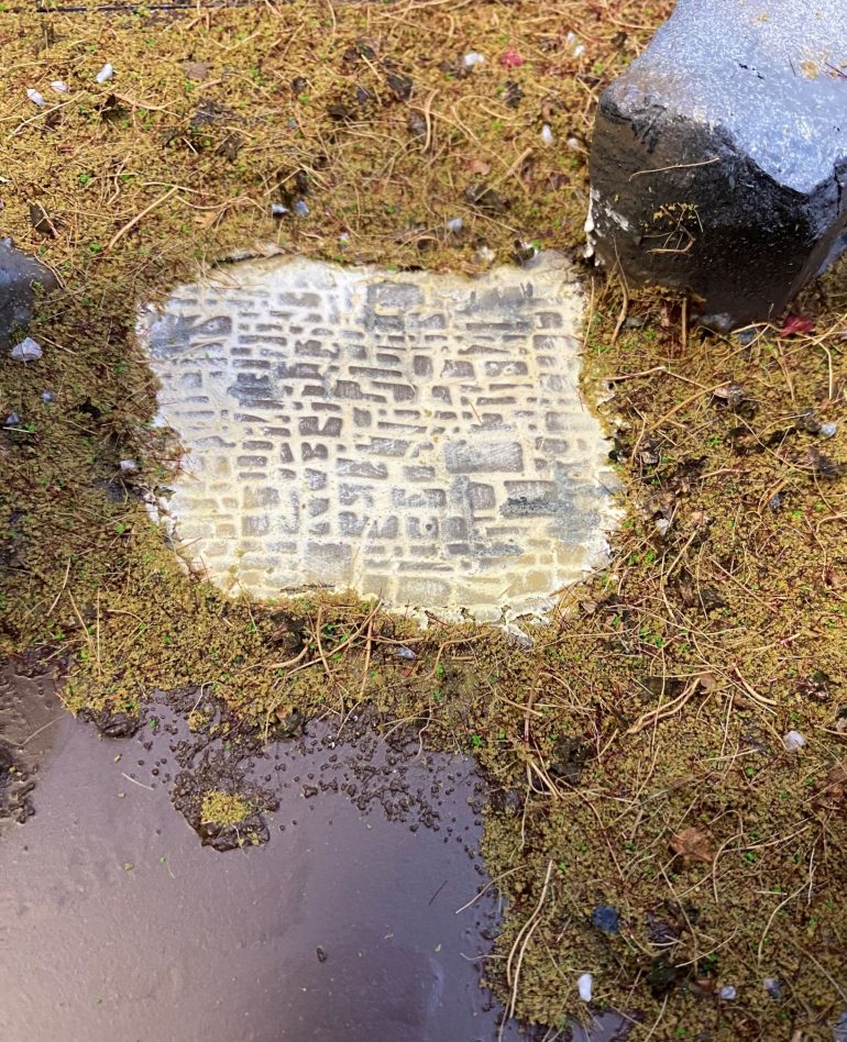 I have left some areas smooth as I intend to add some water features to this.